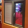 Balcony french triple tempered inward open window