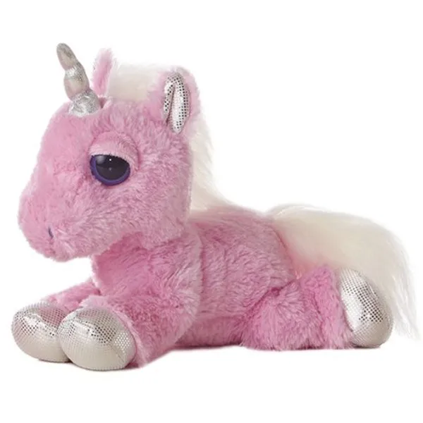 unicorn soft toy pink