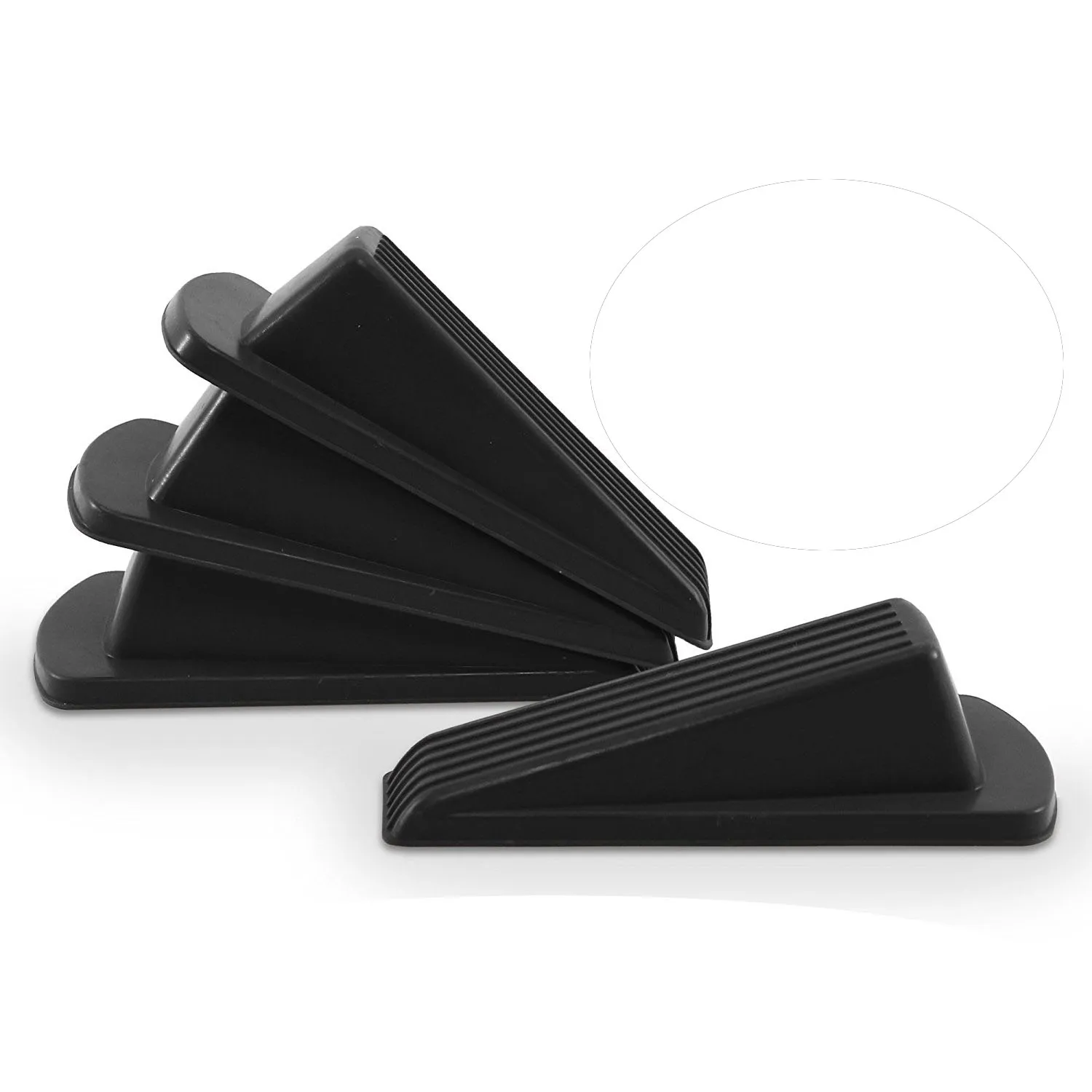 Rubber Door Stopper Wedge Non Scratching Slip Resistant Design Buy