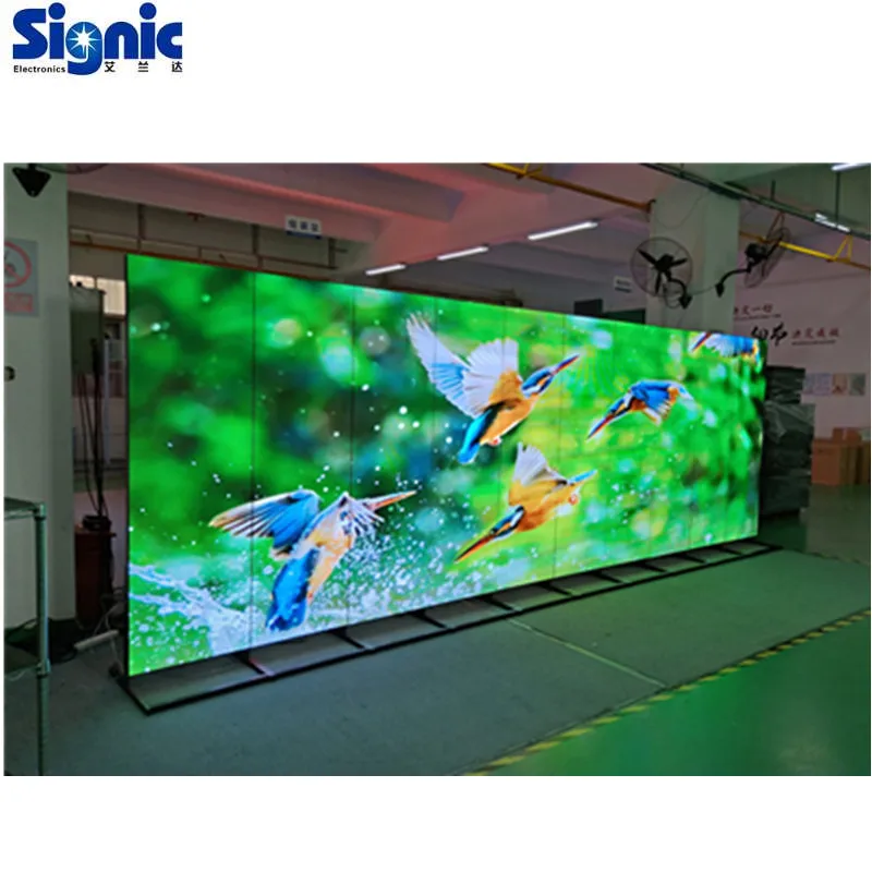 Flexible led display large digital photo frame large screen tv led video poster