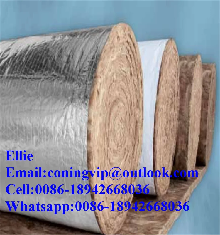 Thermal Insulation Fiber Glass Mineral Wool Rolls Loft Insulation For