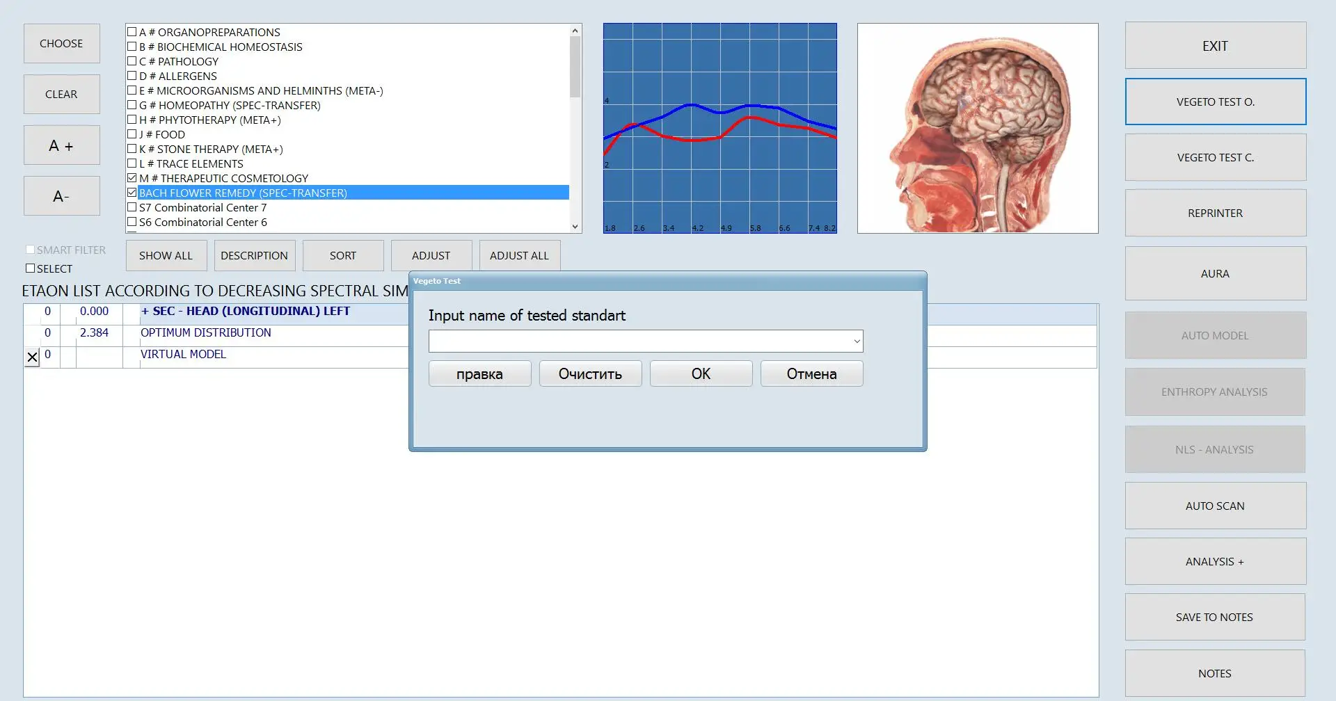 sub health analyzer nonlinear nls scanners Vector V16 NLS