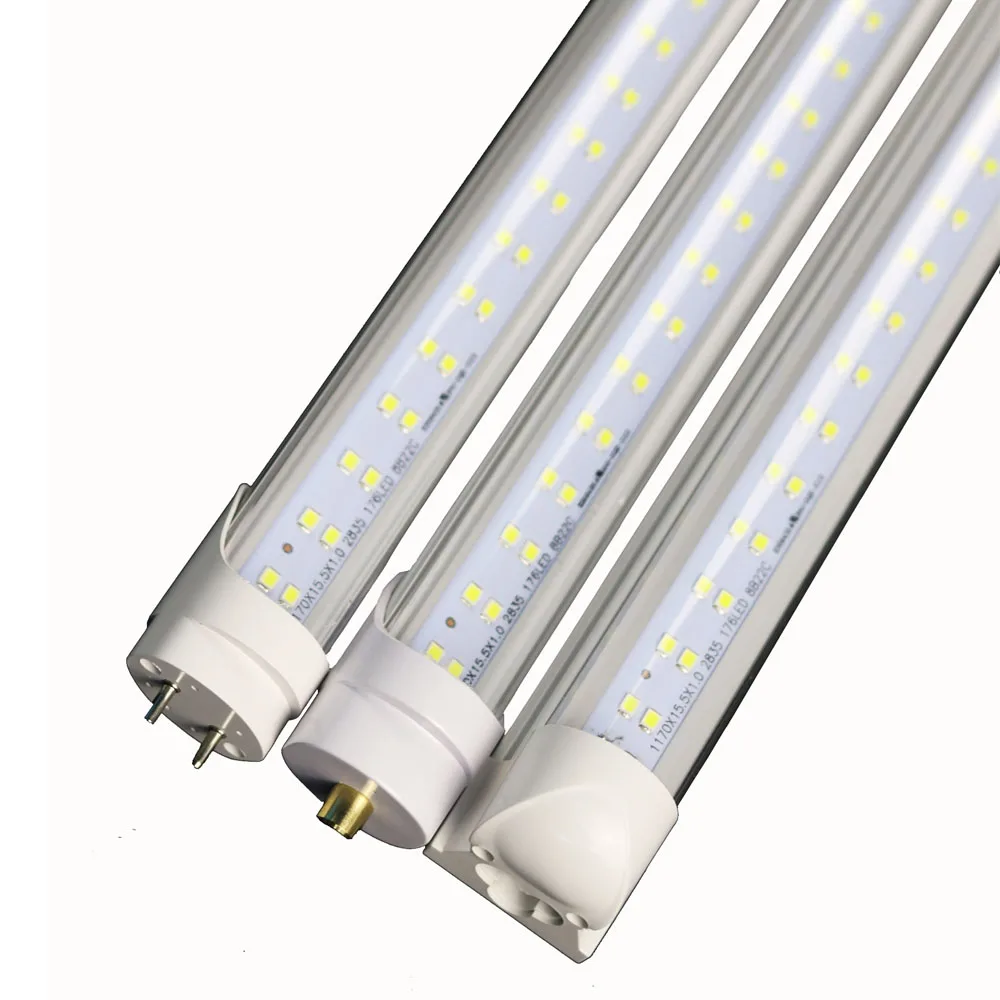 7800lm 8FT fluorescent replacement tube 5000K 6500K clear T8 8FT LED bulb