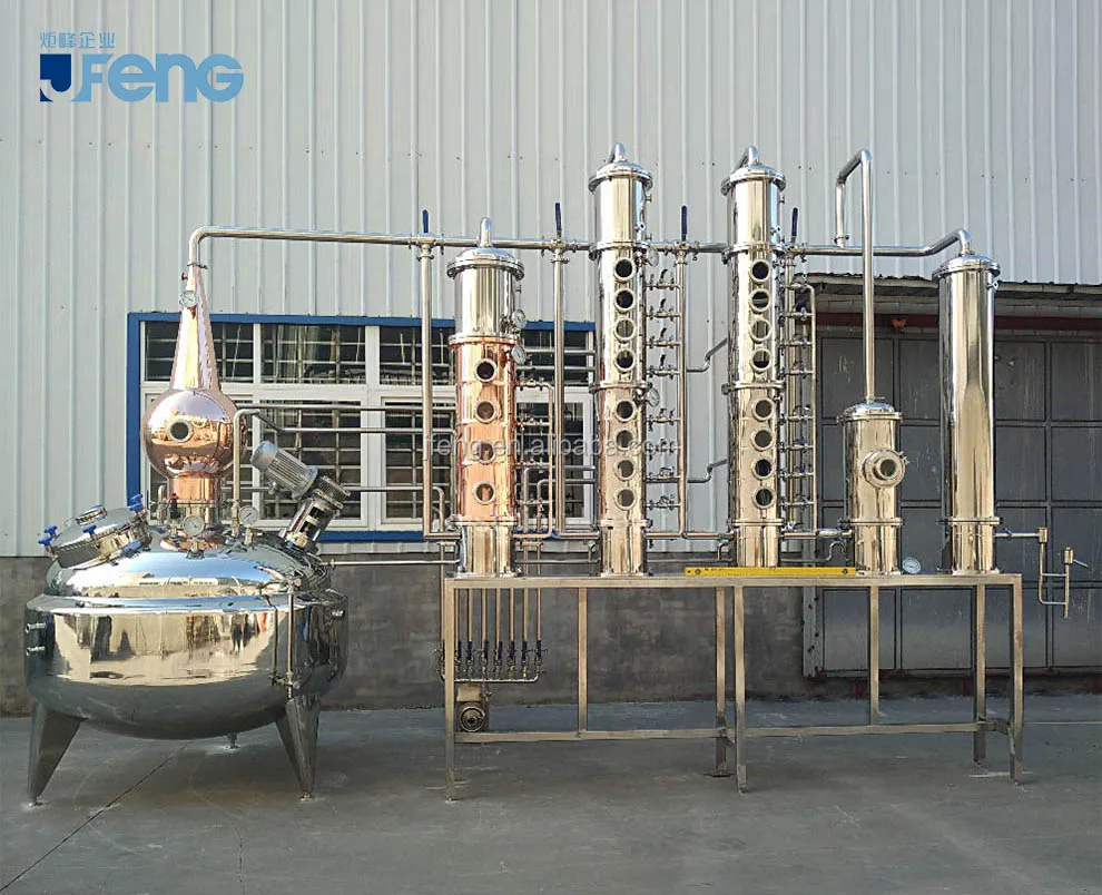 Alcohol Distillation Equipment For Vodka Rum Gin Spirits Distillery