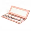 Custom 12 plates eye shadow powder box makeup packaging empty magnetic paper eyeshadow palette with