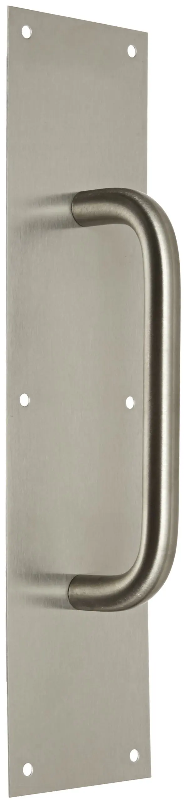 Polished Clear Coated Finish 5-1//2 Center-to-Center Handle Length 16 Height x 4 Width x 0.050 Thick Rockwood 132 X 70C.3 Brass Cast Pull Plate