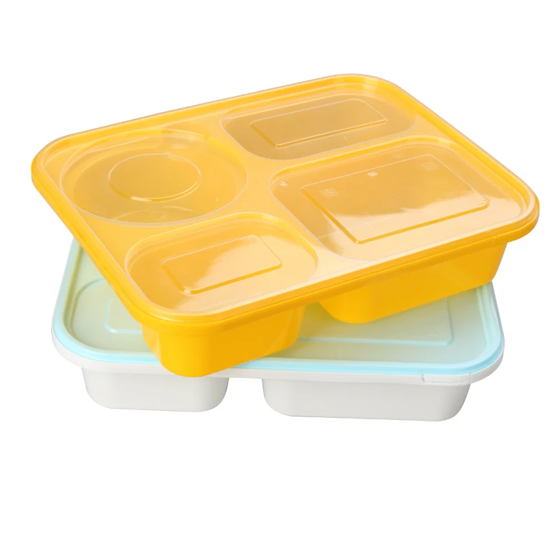 SZ-618 Small size silver food box mini square plastic container with lid