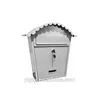 Solar Group white Steel post mailboxes