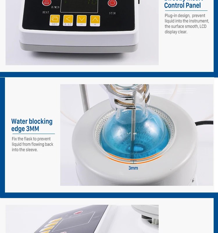 2l Heating Devices Laboratory Apparatus Zncl Ts Stirrer