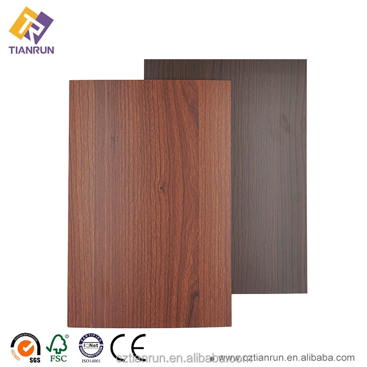 Wood grain laminate sheets for cabinets