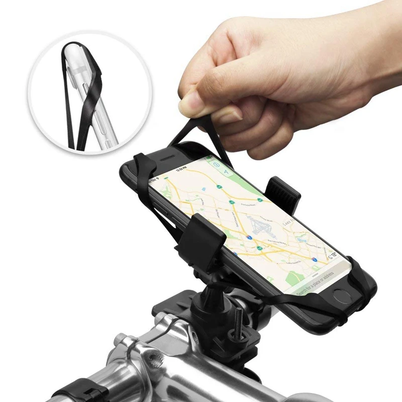 2018 Universal Motorcycle Support Handlebar Bicycle Mobile Mount Bike Phone Holder For Smartphone