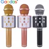 WS858 Wireless Condenser Karaoke Microphone MobilePhone Player Handheld Mic With Speaker For Family Party Outdoor