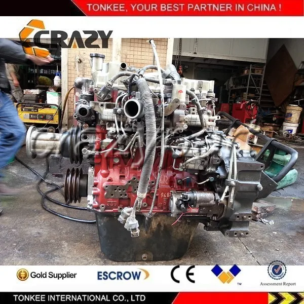 Diesel Hino Ea-jo5e-ta Engine Assy & J05e Engine For Excavator Kobelco ...