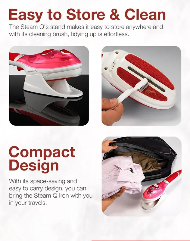 Goodway Steam Q2 Double-hotplate Smart All-in-one Iron and Sterilizer 3head 