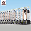 Industrial sliding folding gate for main entrance