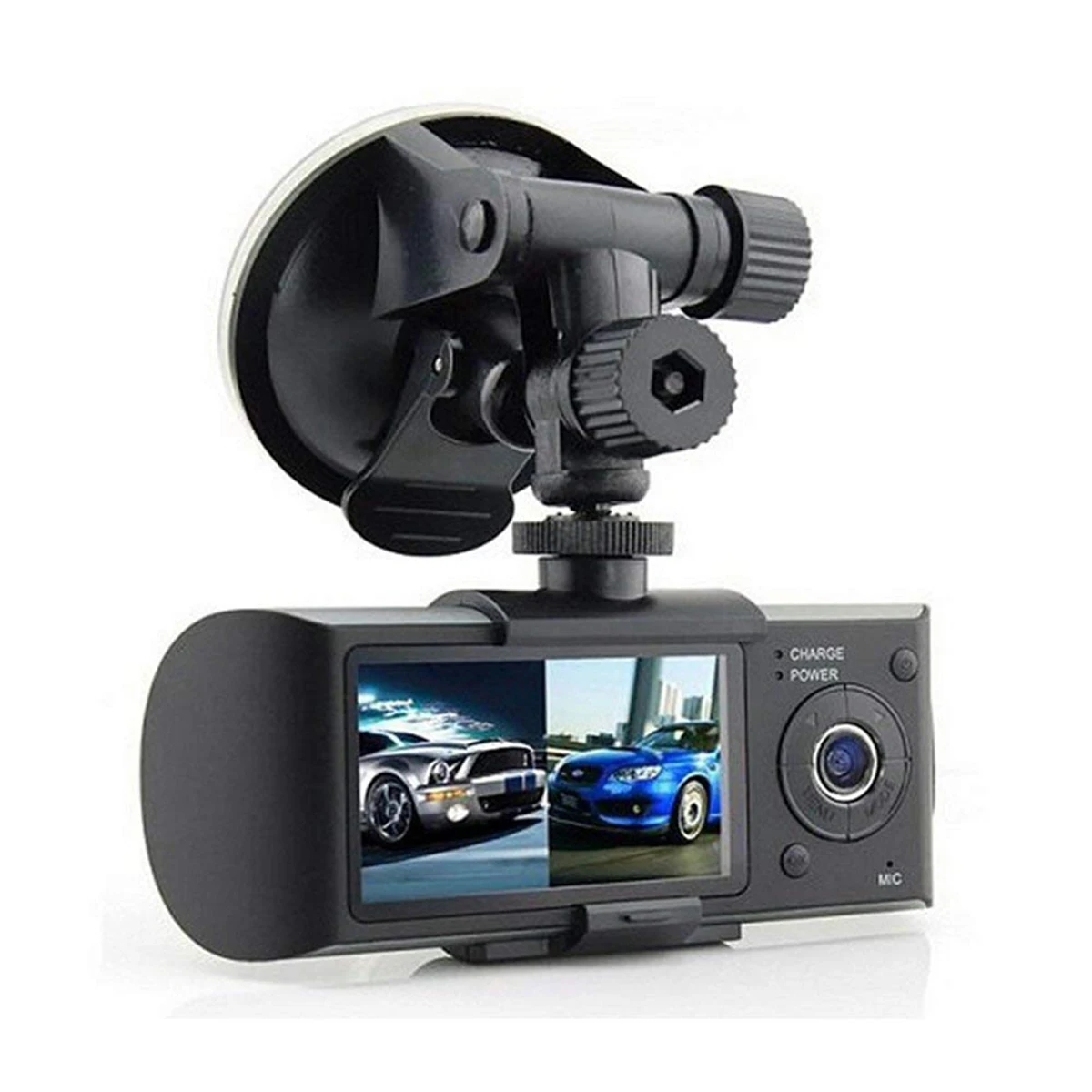 7inch lcd gps dual lens car dvr x3000