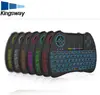 2017 Beautiful design H9 backlit air mouse 2.4G Wireless 2.4g wireless game mini keyboard manufactured in China