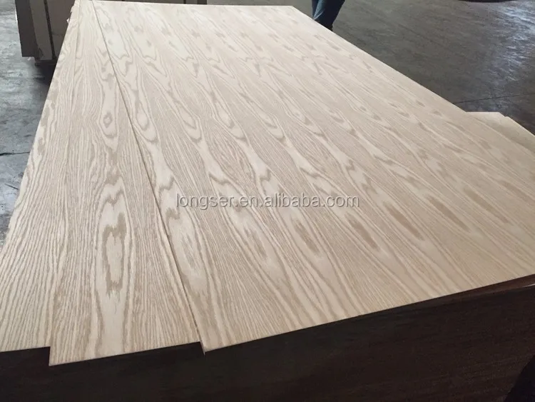 1220x2440mm Natural Red Oak Faced 4.5mm Mdf - Buy 4.5mm Mdf,Red Oak ...