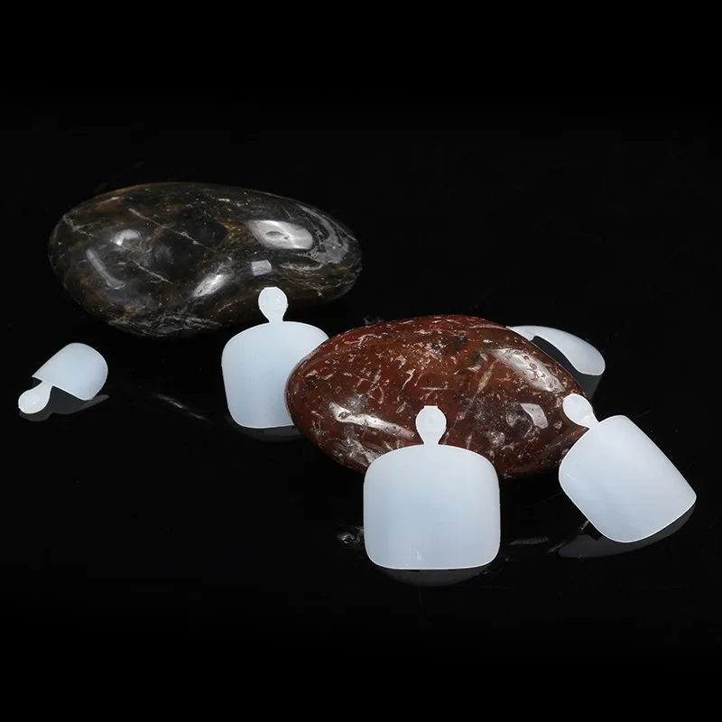 Nadeco Ultra Thin Toe Free Fake Nails Artificial Fake Toe Nails False