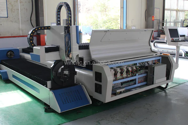 Low cost metal fiber laser cut machine for engineering machinery 1530