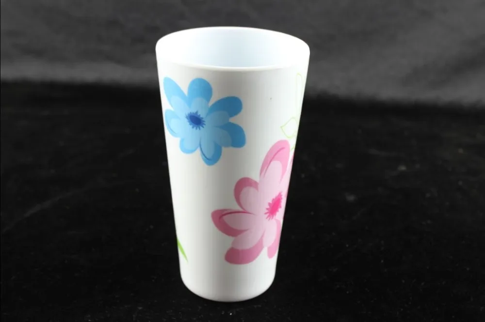 Melamine flower color cups