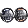 Guangzhou supplier 7 inch round led headlight for toyota for Jeep car led headlight turn signals warning day time running light