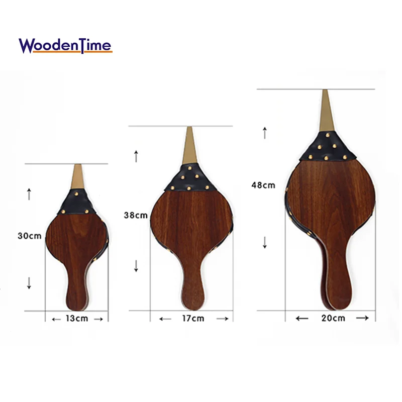Wooden Fan Outdoor Dust Removal Solid Wood Bellows Wood Bbq Grill Fan Barbecue Tools Manual Fan Bbq Blower 