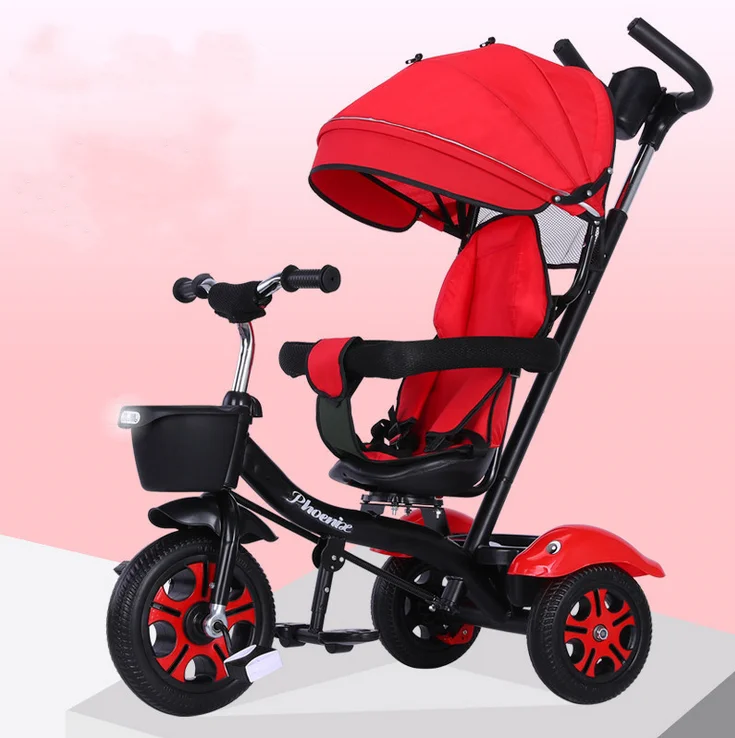 2019new Model 3 Wheel Child Tricycles With Light /metal Baby Tricycle
