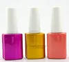 Guangzhou 15 Ml Soak Off Uv Nail Gel Polish Bottle With White Cap And Brush