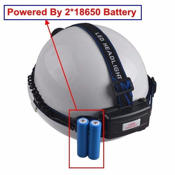 led headlight for safety helmet