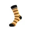 Combed cotton socks for boys school students young men socks with pattern