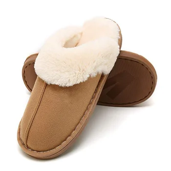 memory foam fuzzy slippers