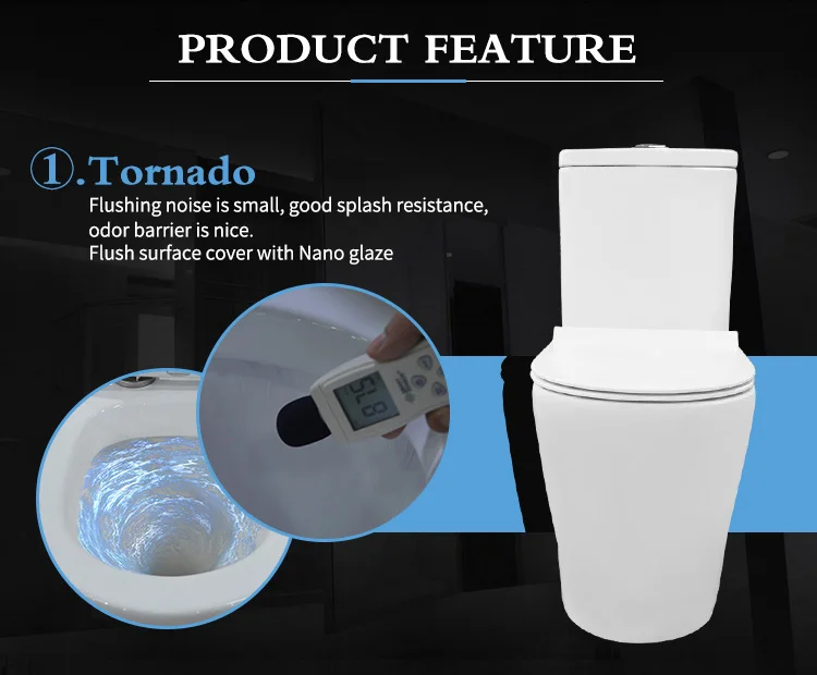 A3988 tornado bathroom sanitary ware sets ceramic wc two piece toilet
