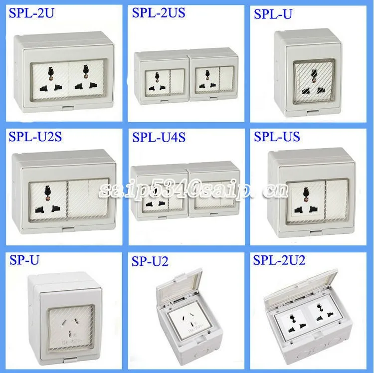 Ce Australian Standard Outdoor Waterproof Wall Socket As Type