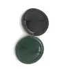 debossed embossed logo paper tube plastic lid