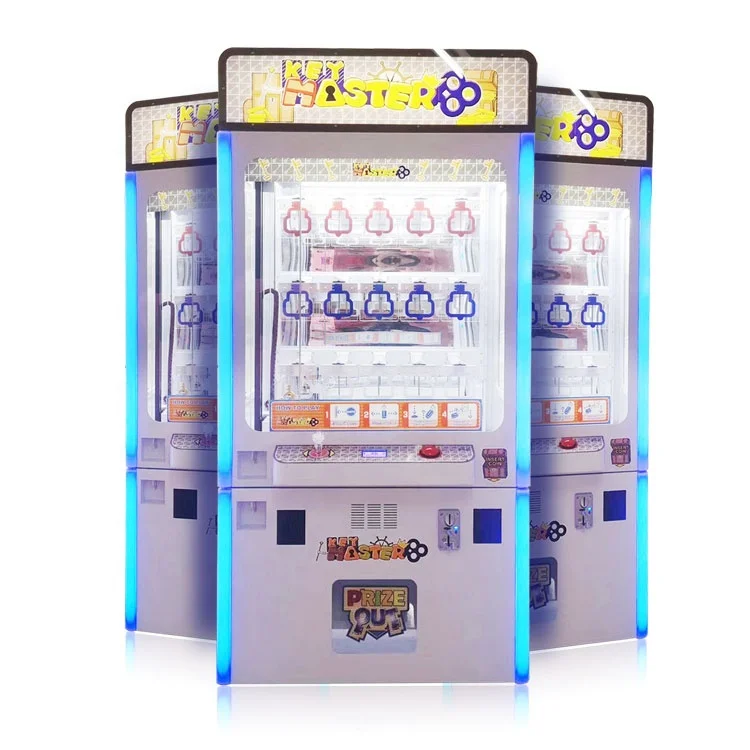 Coin arcade key master machine game doll prize vending machine arcade with bill acceptor for sale malaysia