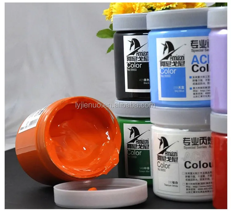 Msds Certificate 500ml Acrylic Paint Non-toxic And Artistic Quality ...