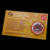 printing paper backing card package for lapel pin badges