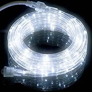 Katop 16 FT LED Flexible Rope Lights Kit For Indoor / Outdoor Lighting, Home, Garden, Patio, Shop Windows, Christmas, New Year, Wedding, Party, Event (16.4 FT, Cool white)