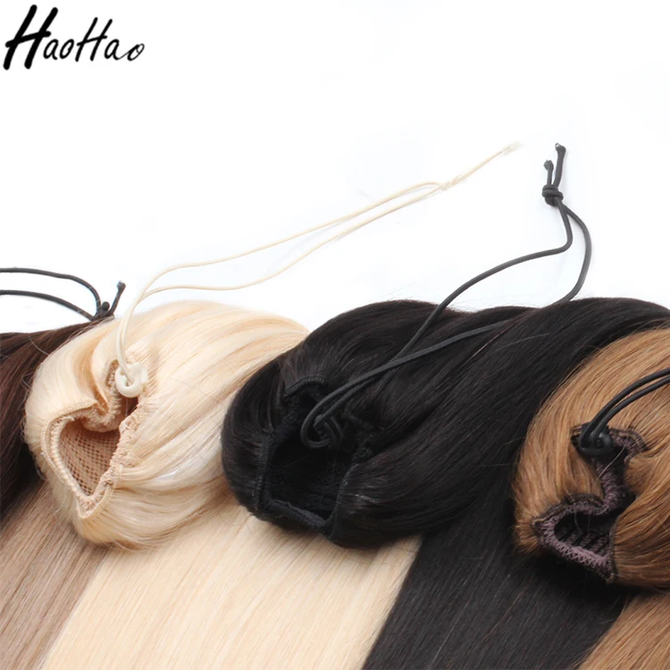 best selling 100% virgin human hair indian hair remy drawstring