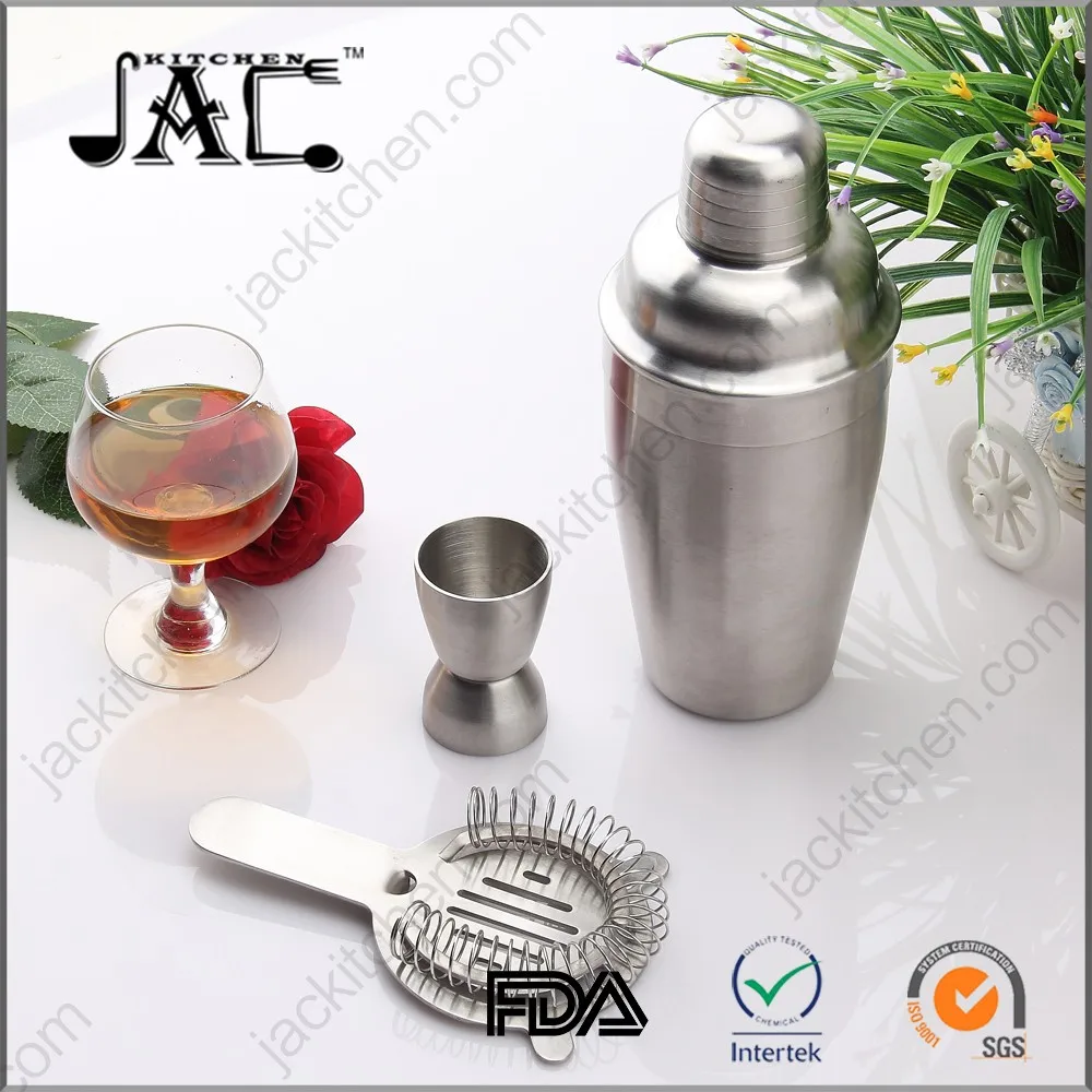 Professional Quality Stainless Steel Cocktail Shaker Set