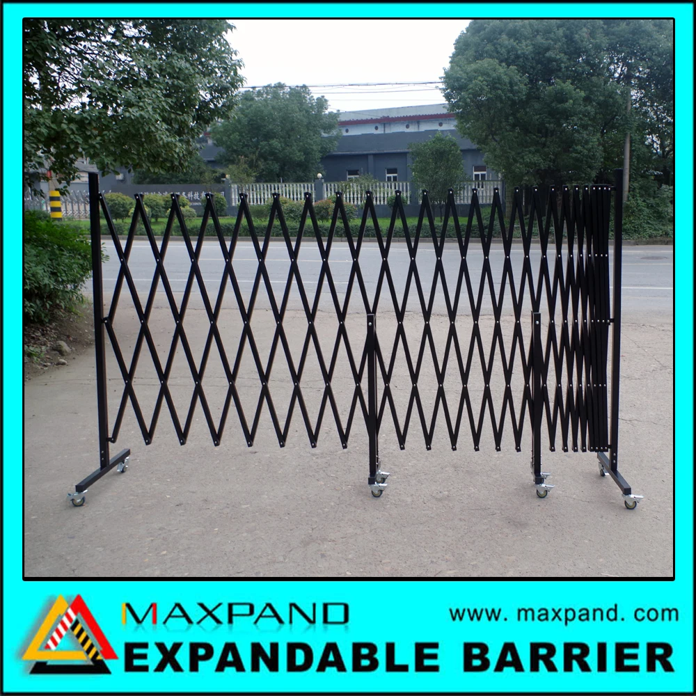 Metal al aire libre de pie Palisade acordeón puertas de garaje