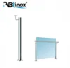stainless steel baluster glass railing/post railing with glass clamp railing