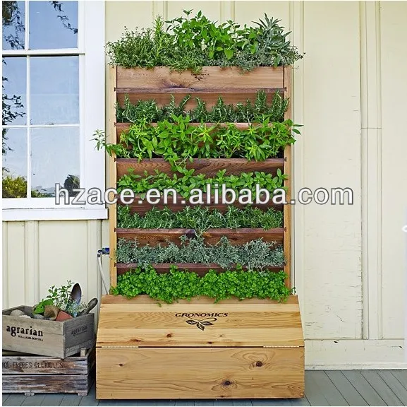 Wooden Vertical Garden Planter Wall Pocket Modular On Alibaba Com