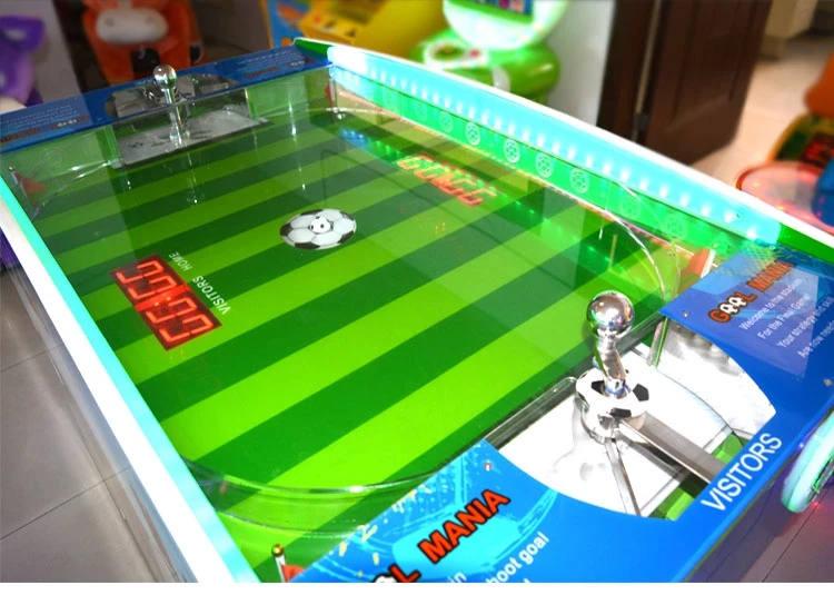 Coin Operated Tabletop Football Arcade Shooting Race Machine Soccer