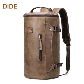 pu leather laptop backpack