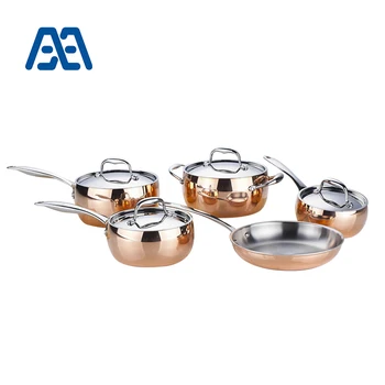 copper cooking pot set