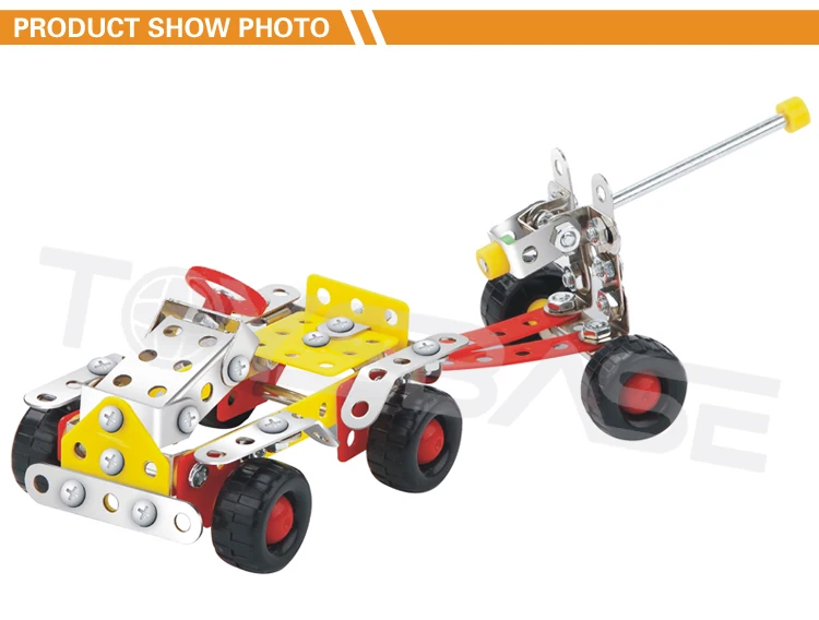 Hot Selling Metal Combined Educational Assembly Toys Alloy Building