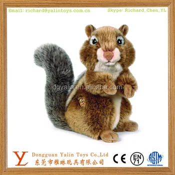 realistic stuffed squirrel