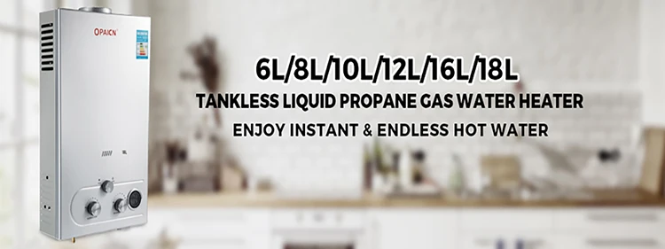 16L Natural Gas Warmwasserspeicher Durchlauferhitzer Instant Tankless 